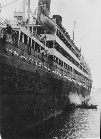 AFT VIEW OF THE BALTIC FROM THE TENDER